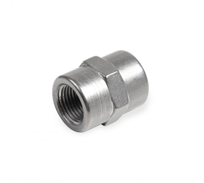 Earl's 1/2" NPT to 1/2" NPT Female Coupling, Stainless Steel SS991004ERL
