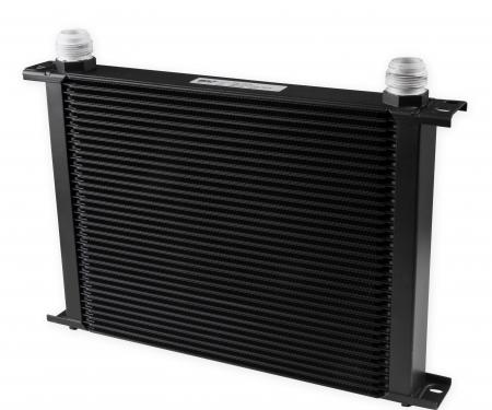 Earl's UltraPro Oil Cooler, Black, 34 Rows, Extra-Wide Cooler, 16 an Male Flare Ports 834-16ERL