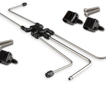 Earl's LS Steam Tube Kit w/ Stainless Steel Hard Line Tubing and Steam Vent Adapters LS0041ERL