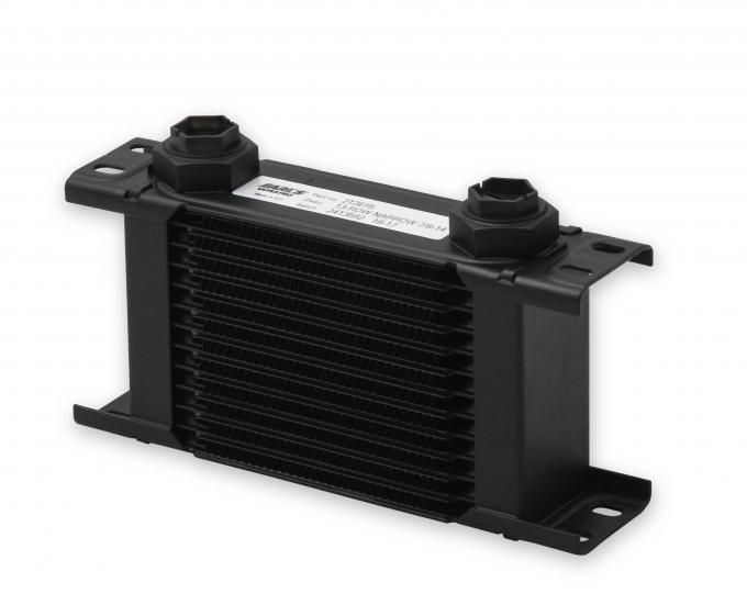 Earl's UltraPro Oil Cooler, Black, 13 Rows, Narrow Cooler, 10 O-Ring Boss Female Ports 213ERL