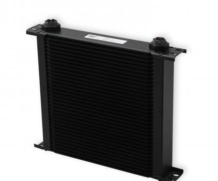 Earl's UltraPro Oil Cooler, Black, 34 Rows, Wide Cooler, 10 O-Ring Boss Female Ports 434ERL