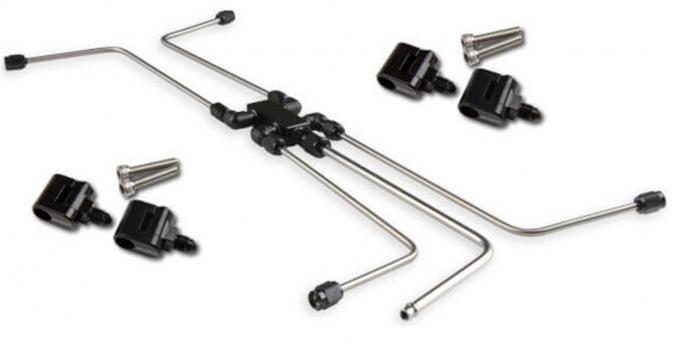 Earl's LS Steam Tube Kit w/ Stainless Steel Hard Line Tubing and Steam Vent Adapters LS0041ERL