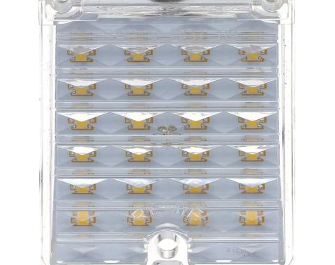AMD Back-Up Lamp Lens, Clear, 24 White LED, 66-67 Chevy II Nova X955-3066-D