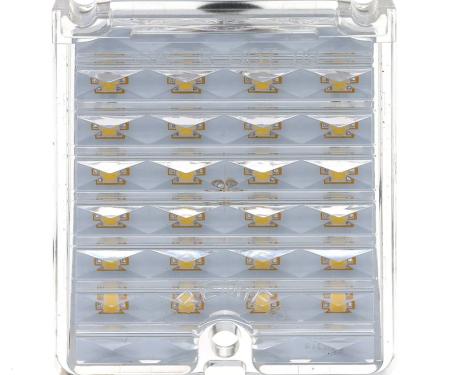 AMD Back-Up Lamp Lens, Clear, 24 White LED, 66-67 Chevy II Nova X955-3066-D