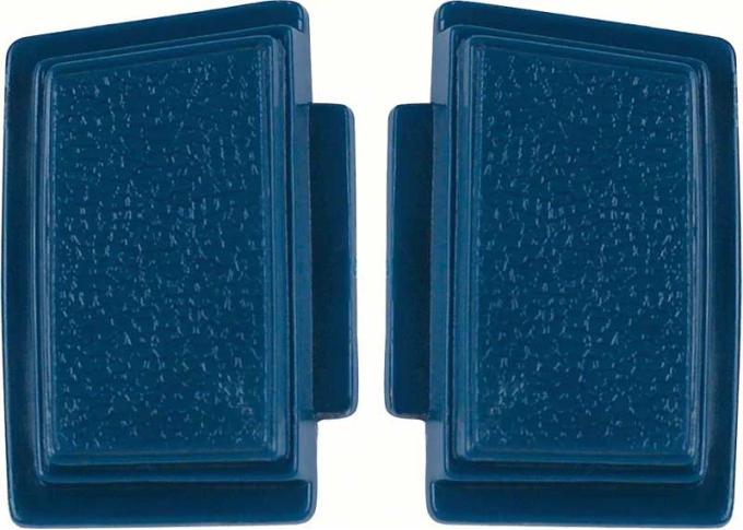 AMD Steering Wheel Horn Buttons, Blue Pair, 69 Nova; 69 Camaro; 69 Chevelle El Camino X459-3569-3BLUP