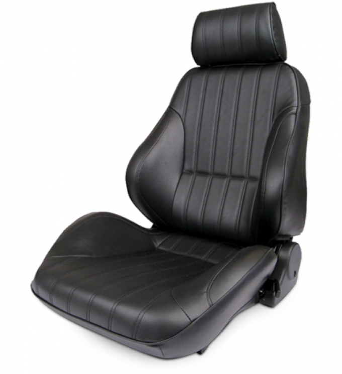 Procar Rally Seat, with Headrest, Left, Black Leather