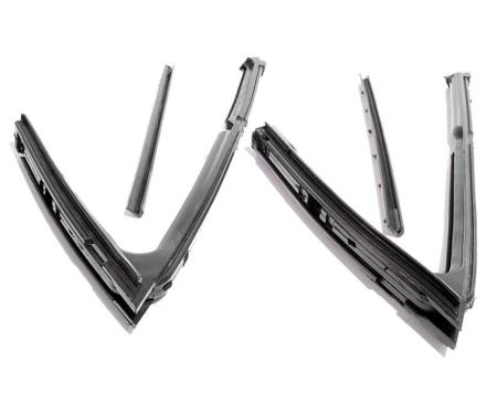 Metro Moulded Parts Front Vent Window Seals. for 2-Door Hardtop and Convertible WR 2020