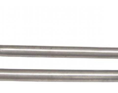 Pypes Exhaust Manifold Down Pipe 64-81 CHEVY SMALL BLOCK  2.5 in 3 Bolt Hardware Not Incl Natural 409 Stainless Steel Exhaust DGU14S