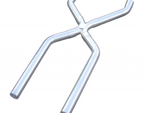 Pypes Exhaust X-Pipe Kit Intermediate Pipe 3 in Crossover Hardware Incl Polished 304 Stainless Steel Exhaust XVA13S