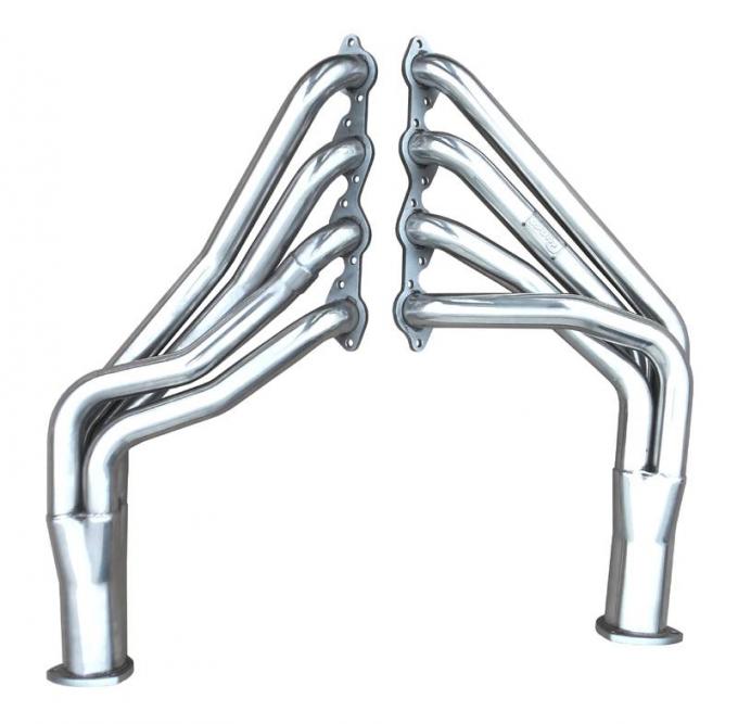 Pypes Exhaust Header 67-74 Chevy Big Block 2 in Primary 3.5 in Collector Long Tube Incl 3.5 in To 2/5 in Collector Reducer/Reducers/Bolts/Gaskets Polished 304 Stainless Steel Exhaust HDR100S