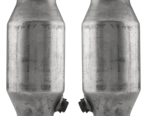 Pypes Crossmember Back w/X-Pipe Exhaust System 75-79 Nova Split Rear Dual Exit 2.5 in Intermediate And Tail Pipe Violator Muffler/Hardware Incl Tip Not Incl Catalytic Converter Incl Exhaust SGN975VE