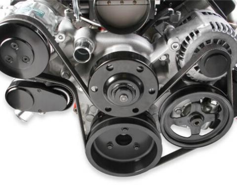 Holley Premium Mid-Mount LS7 Complete Accessory System, Dry Sump 20-190