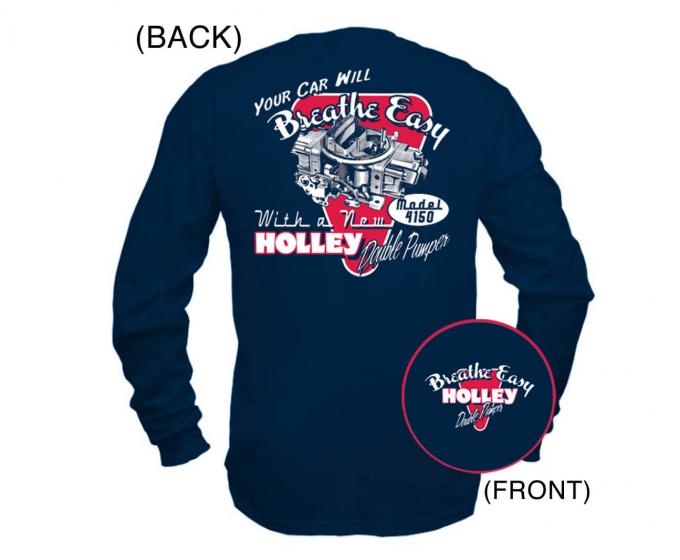 Holley Retro Double Pumper Long Sleeve T-Shirt 10015-MDHOL