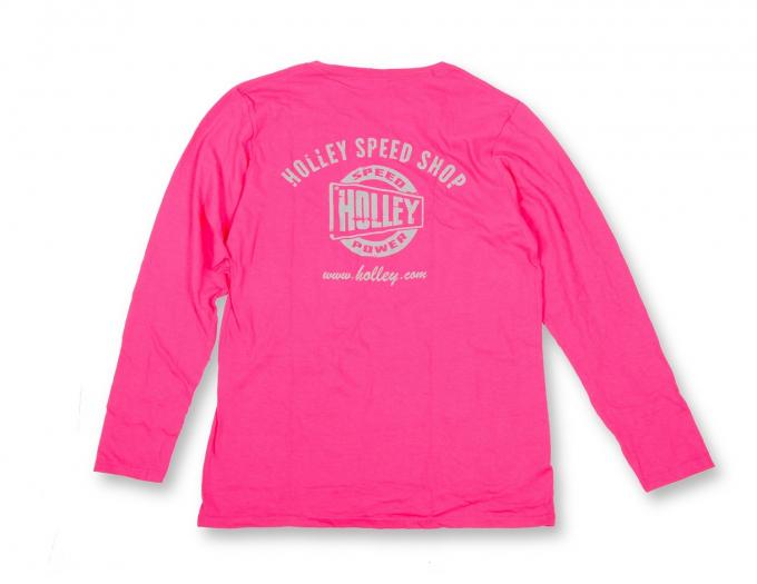 Holley Pink Speed Shop T-Shirt 10105-SMHOL