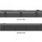 Holley Vintage Series Finned Valve Covers, BBC, Satin Black Machined 241-302