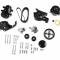 Holley LS/LT High-Mount Complete Accessory Drive Kit- Black Finish 20-138BK