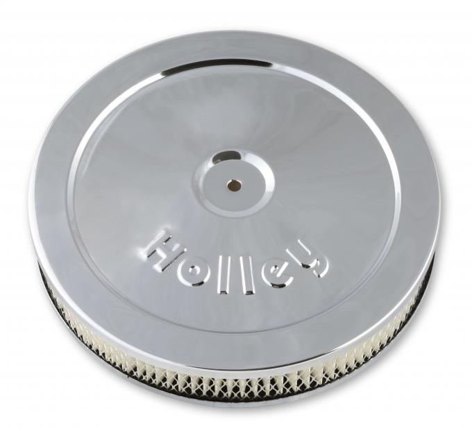 Holley 10" Chrome Round Air Cleaner 120-145