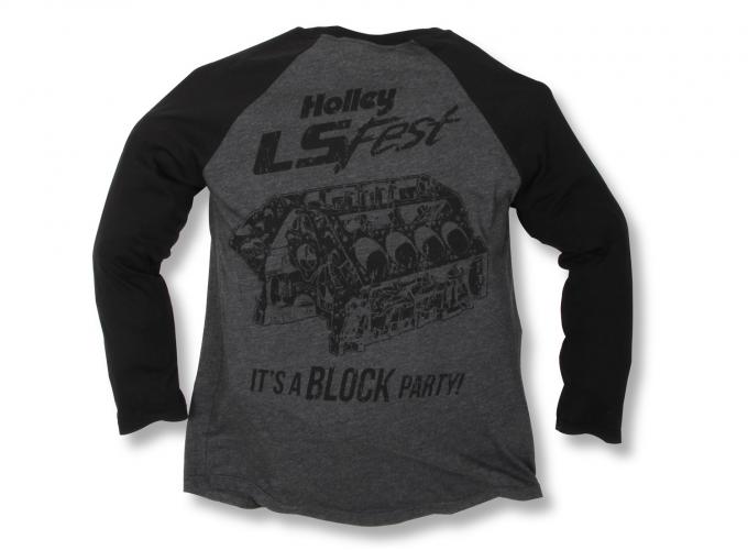 Holley LS Fest Block Party Baseball T-Shirt 10120-LGHOL