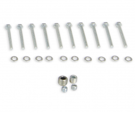 Holley Hardware Kit for 300-294 and 300-295 Split Intake-Silver 508-41
