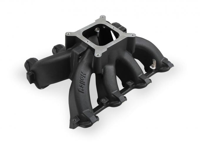 Holley Single Plane Split-Design Race Intake Manifold- GM LS1/LS2/LS6- Black 300-256BK