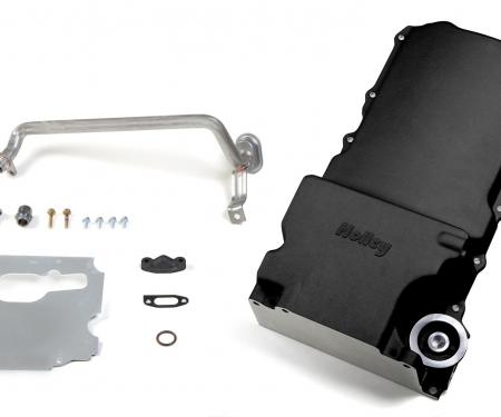 Holley GM LS Swap Oil Pan, Black 302-1BK