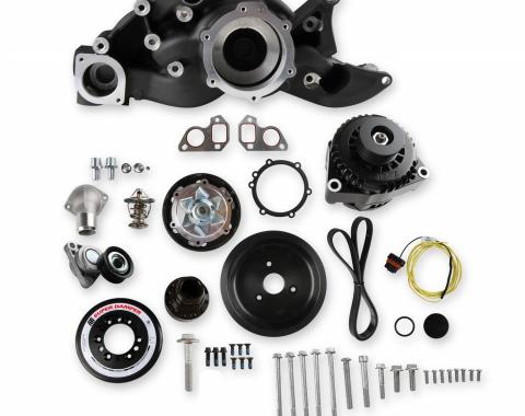 Holley Premium Mid-Mount Race Accessory System-Black Finish 20-182BK