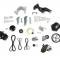 Holley Low-Mount LS Complete Accessory Drive System (Alt, P/S & A/C)- Black Finish 20-162BK