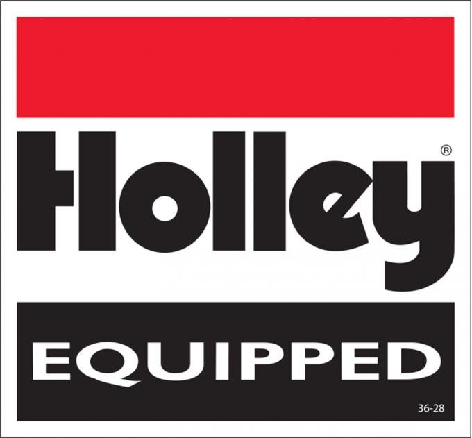 Holley Equipped Decal 36-28