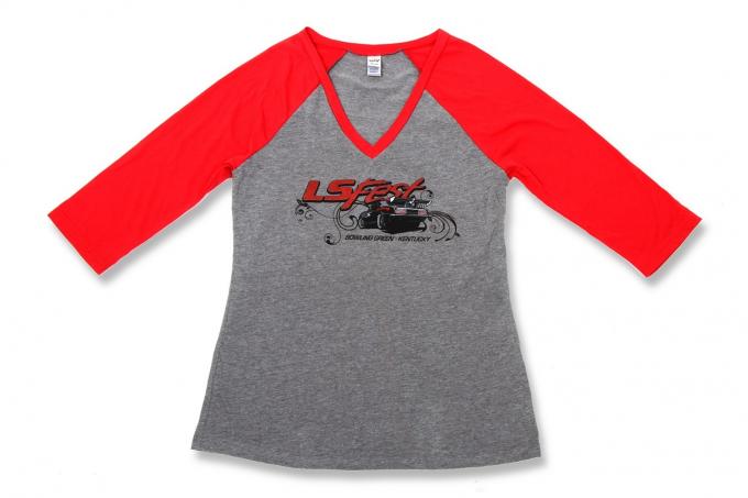 Holley Ladies LS Fest Baseball T-Shirt 10109-MDHOL