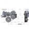 Holley Premium Mid-Mount Race Accessory System-Black Finish 20-201BK