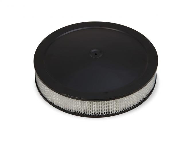 Holley 4500 Drop-Base Air Cleaner Black w/3" Paper Filter 120-4635