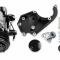 Holley LS High-Mount A/C Accessory Drive Kit, Includes SD7 A/C Compressor, Tensioner, & Pulleys- Black Finish 20-142BK