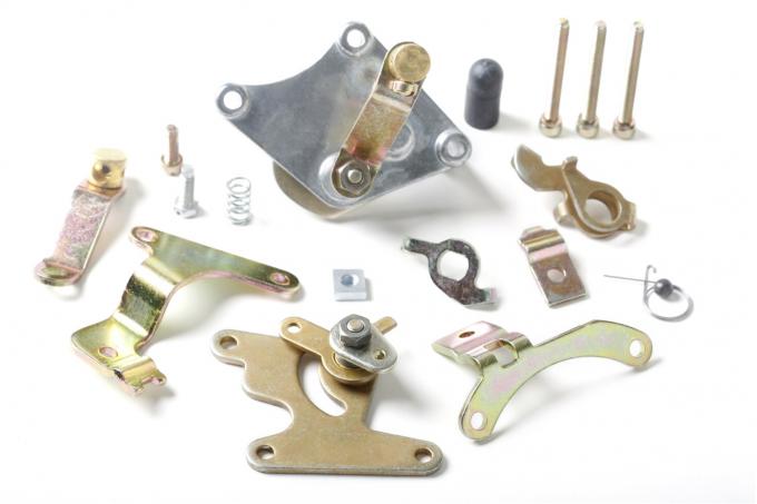 Holley Aluminum Manual Choke Conversion Kit, Shiny 45-225SA