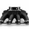 Holley Single Plane EFI Split-Design Race Intake Manifold- GM LS1/LS2/LS6- Black 300-255BK