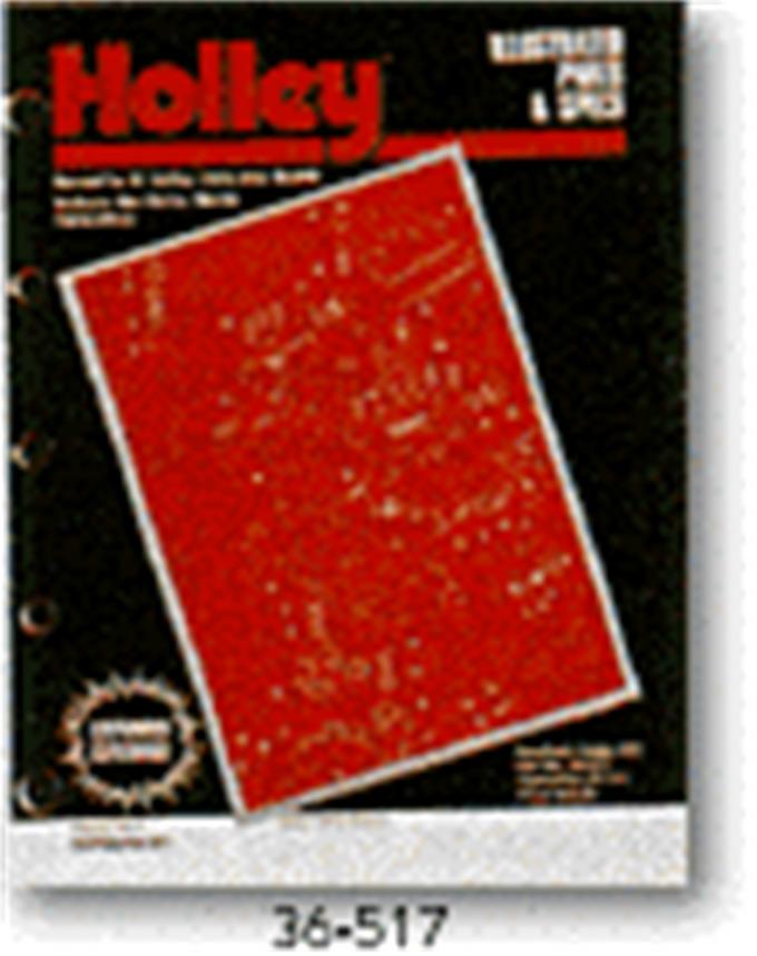 Holley Manual Illustrated Parts & Specs Manual 36-51-7