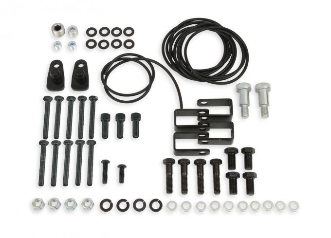 Holley Hardware Kit for Split Intake-Black 508-32