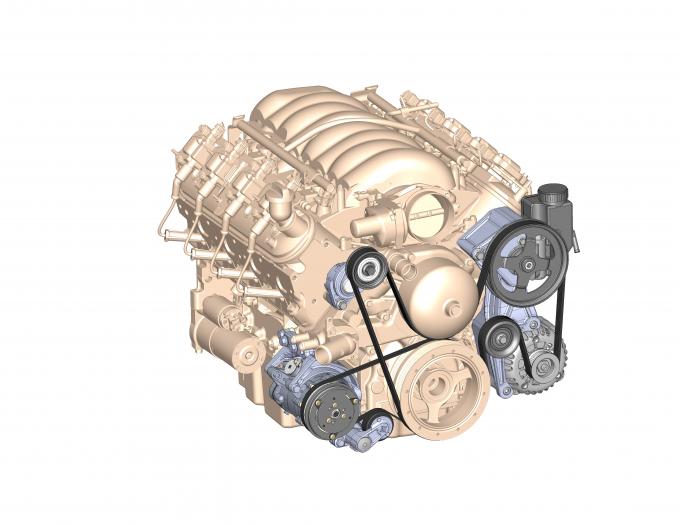 Holley Low-Mount LS Complete Accessory Drive System (Alt, P/S & A/C) 20-162
