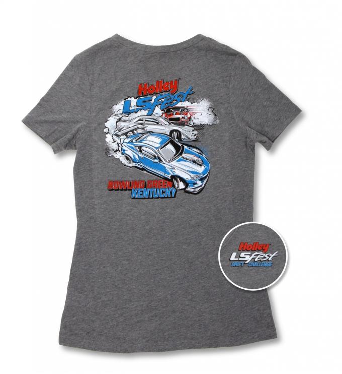 Holley Ladies LS Fest Drift Challenge T-Shirt 10113-SMHOL