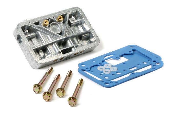 Holley Secondary Metering Block Conversion Kit, Shiny Aluminum 34-13SA