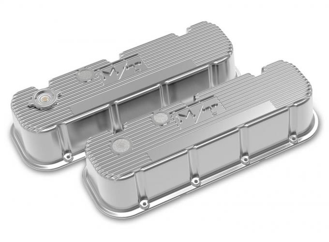 Holley Tall M/T Valve Covers for Big Block Chevy Engines, Polished Finish 241-151