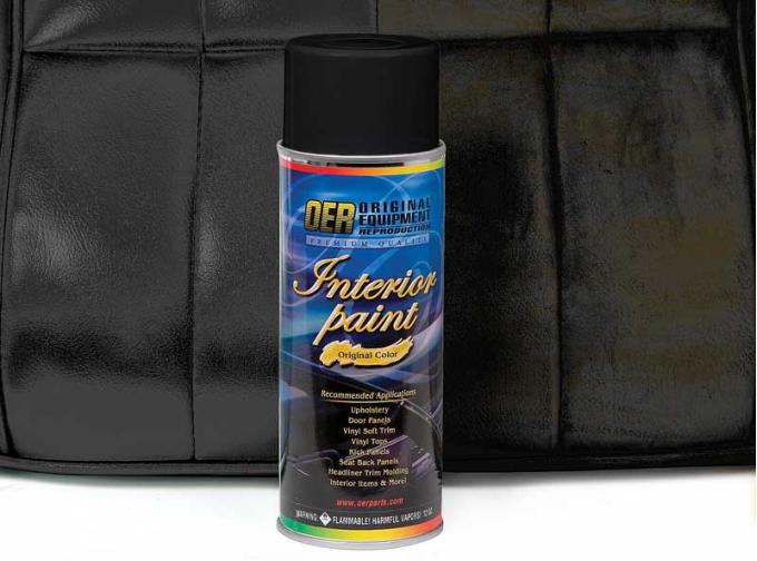 OER Interior Paint, M10 Black, 16 Oz. Aerosol Can, Net Wt. 12 Oz., Premium PP801