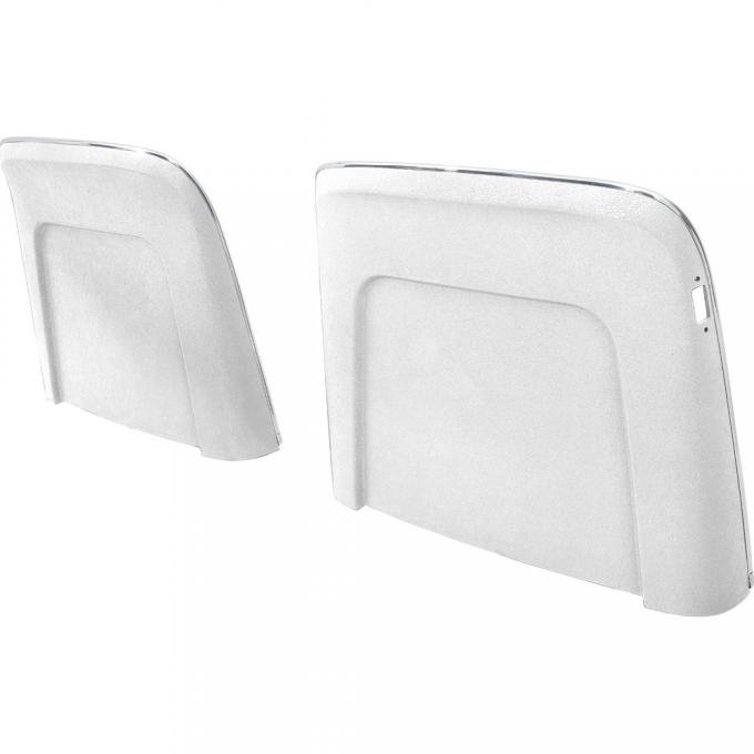 OER 1967 Buick, Cadillac, Chevrolet, Oldsmobile, Pontiac, Strato Bench or Bucket, Seat Back Panels, White ABS N1019