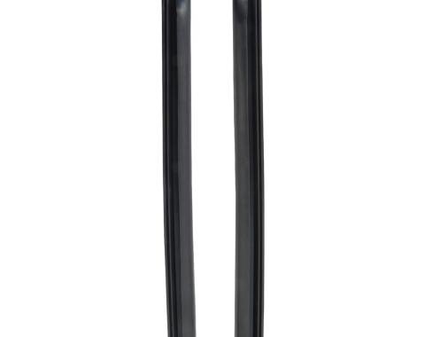 OER 1966-67 Chevy II/Nova 2 Door Hardtop Quarter Window Vertical Weatherstrip Seal, Pair K447