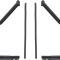 OER 1962-67 Chevy II, Nova Vent Frame Window Weatherstrip, Sedan, Station Wagon, Pair N4252
