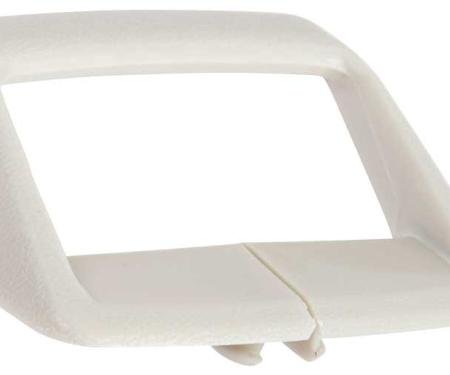 OER 1974-80 GM, Shoulder Harness Seat Belt Retainer, White, Various Models 1708119