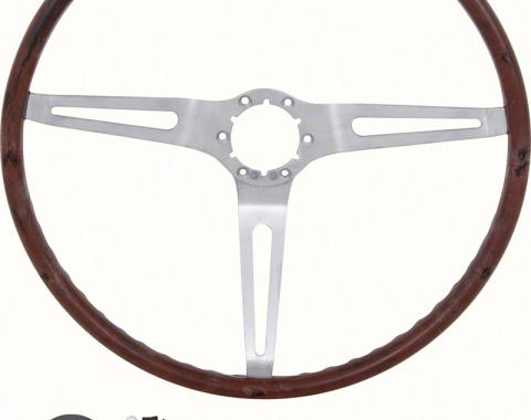 OER 1969 Camaro, Impala / Full Size, Nova without Tilt Wheel Rosewood Steering Wheel Kit *R6533