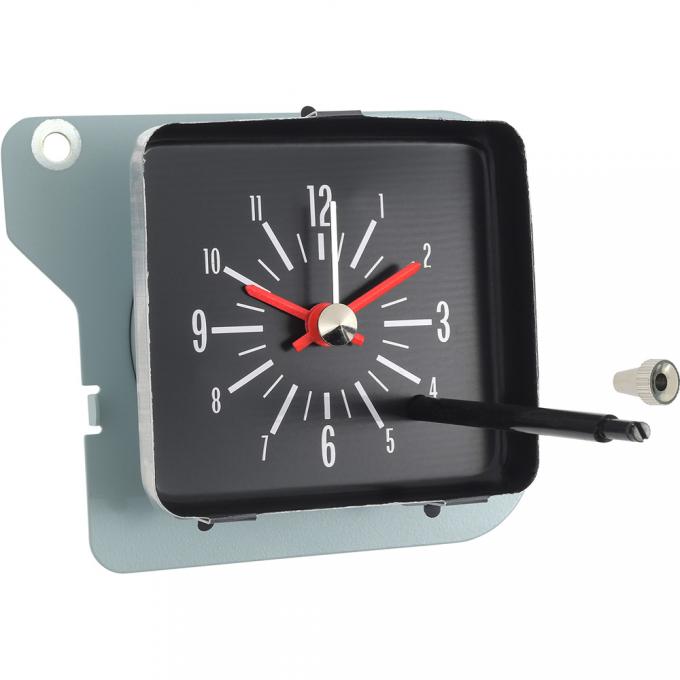 OER 1968-74 Chevrolet Chevy II Nova, In Dash Clock w/ White Numbers 994126