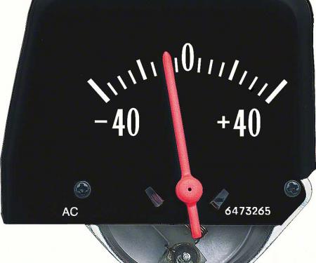 OER 1968-76 Black Console Amp Gauge 6473840