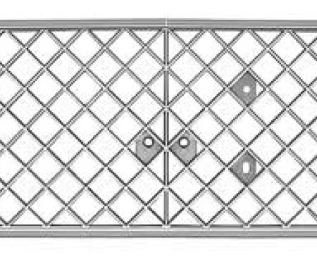 OER 1976-78 Nova Diamond Front Grill - Chrome 372933