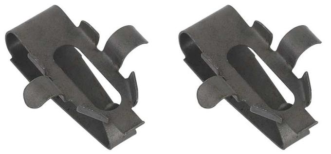 OER 1968-73 Buick, Chevy, Pontiac, Oldsmobile, Door Latch Rod Retaining Clips, Front & Rear Door, Pair 7746988